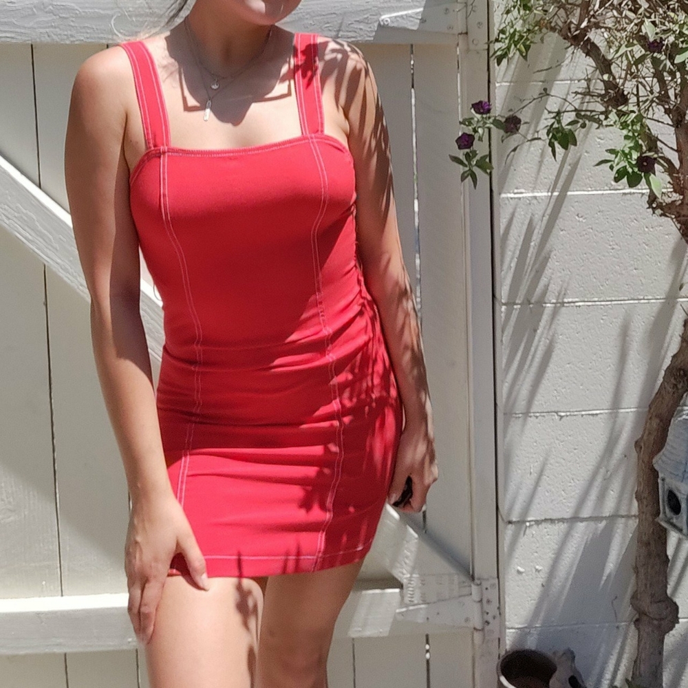 Red dress